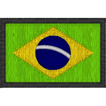 Nášivka Brazílie vlajka, nášivky