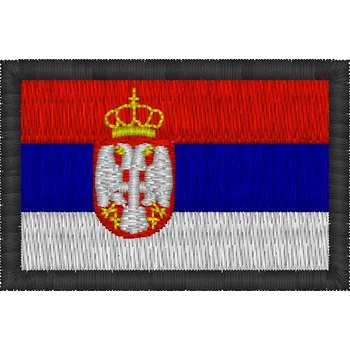 Nášivka Nášivka Srbsko vlajka, nášivky