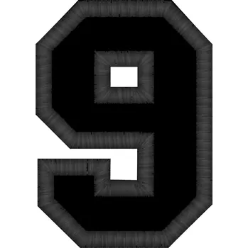 Nášivka Nášivka číslice 9 nášivky, číslice, číslo, 9