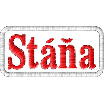 Nášivka Nášivka Stáňa nášivky ženských jmen, jmenovky