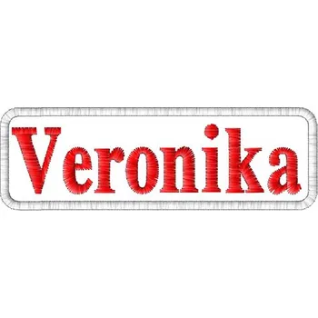 Nášivka Nášivka Veronika nášivky ženských jmen, jmenovky