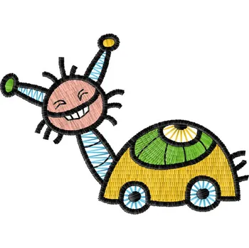 Nášivka Nášivka Zvířátko na kolečkách zvířátka, dětské, edice speciál