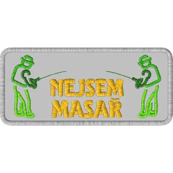 Nášivka Nášivka Nejsem masař rybařské motivy, nášivky