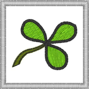 Nášivka Trojlístek kytičky, dětské, značky pro mš, nášivky