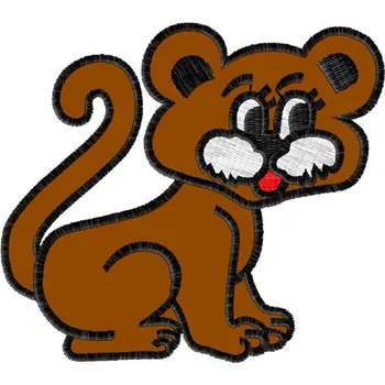 Nášivka Nášivka Lvíče zvířátka, dětské, cizokrajná, zvířata