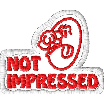 Nášivka Nášivka Not impressed smajlíci, nášivky