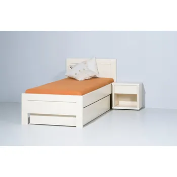 Postel BMB Postel Karlo Family ostrá jednolůžko - imitace dřeva Dekor: Bílá, Rozměr: 90 x 200 cm