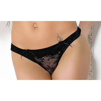 Dámské erotické kalhotky Passion Glamour Kalhotky Natasza černá XL + Doprava zdarma