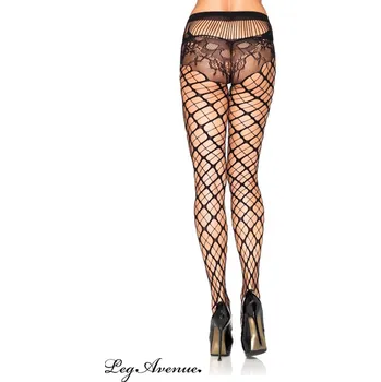 Dámské erotické punčochy Leg Avenue Punčochové kalhoty Leg Avenue 9168 síťované + Doprava zdarma