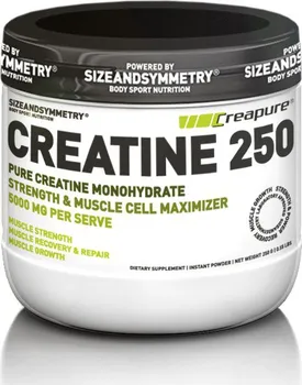 Kreatin SizeAndSymmetry Nutrition Creatine Creapure 250 g