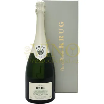 Krug Champagne Clos du Mesnil Vintage 2004 šampaňské 0,75 l in wooden giftbox, dřevěné dárkové balení