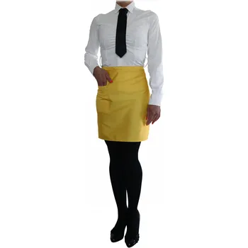 Kuchyňská zástěra Vondrak & Company | Číšnická zástěra krátká - žlutá