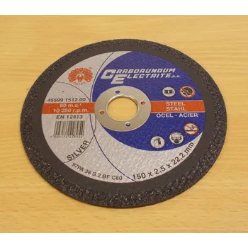 Brusný kotouč Řezný kotouč 150x1,6x22,2 mm , ocel