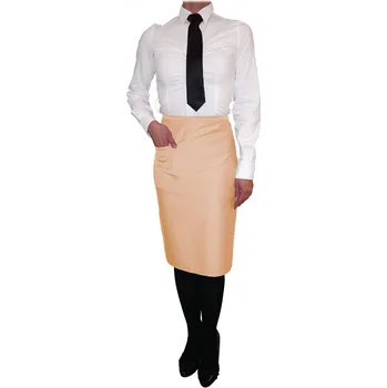 Kuchyňská zástěra Vondrak & Company | Číšnická zástěra střední - krémová