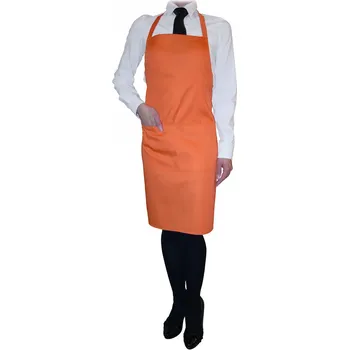 Kuchyňská zástěra Vondrak & Company | Kuchařská zástěra s laclem - oranžová