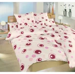 Dadka Krepové povlečení Bubliny růžové,…