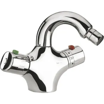 Vodovodní baterie Geos agt Stojánková bidetová termostatická baterie s keramickým mechanismem 80T.259 CR 80T.259CR