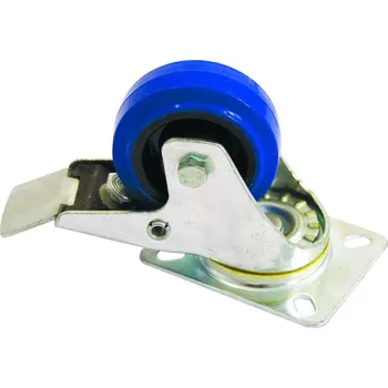 Obal pro zvukovou techniku Otočná kolečka Blue Wheel s brzdou, 80 mm