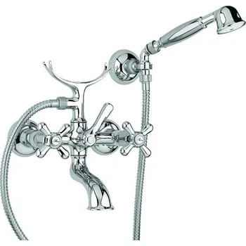 Vodovodní baterie Geos agt Vanová a sprchová baterie nástěnná bez příslušenství 17.111 CR, rozteč 150 mm, keramický mechanismus 17.111CR