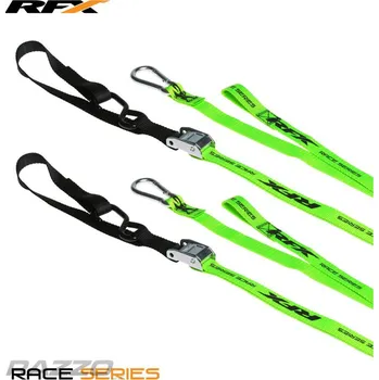 Upínací popruh Upínací popruhy na motorku RaceFX 1.0 Tie Downs Hi-Viz Black