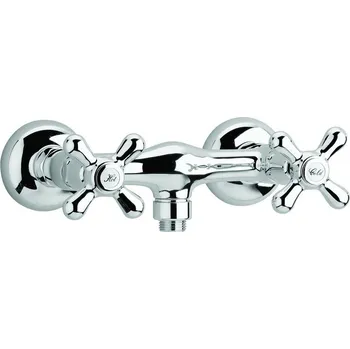 Vodovodní baterie Geos agt Nástěnná sprchová baterie bez příslušenství s keramickým mechanismem 17.511 CR, rozteč 150 mm 17.511CR