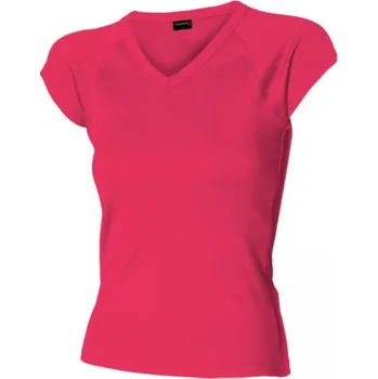 Dámské tričko Doprodej - triko dámské s raglanovým rukávem a výstřihem V Lambeste 0114