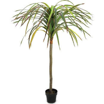 umělá květina Umělá palma Dracena červeno - zelená, 170cm