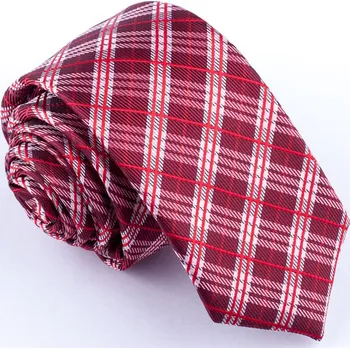Kravata Greg Slim fit červená kravata 99310