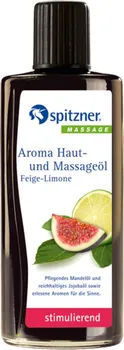 Masážní přípravek Spitzner Wellness Fík/Citron masážní olej 190 ml