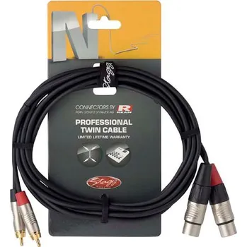 Audio kabel Stagg NTC3CMXFR