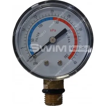 Bazénová filtrace Manometr pro filtrace Brilix