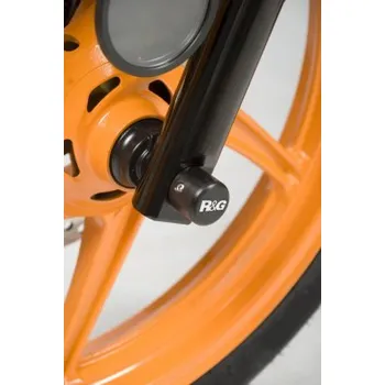 R&G Racing Padací chrániče přední vidlice R&G Racing pro motocykly HONDA CBR250R ('11), černé (pár)