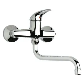 Vodovodní baterie Geos agt Nástěnná umyvadlová nebo dřezová baterie GS 5700S CR, rozteč 150 mm GS5700SCR