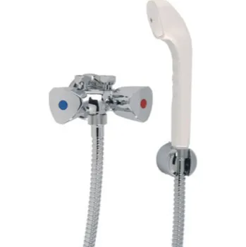 Vodovodní baterie Geos agt Nástěnná sprchová nízkotlaká kohoutková baterie s příslušenstvím GL 9800 CR GL9800CR