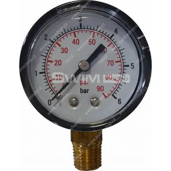 Bazénová filtrace Manometr pro filtrace značky AZUR a GRANADA