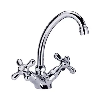 Vodovodní baterie Geos agt Umyvadlová stojánková baterie s 5/4" výpustí s keramickým mechanismem 17.250 CR 17.250CR