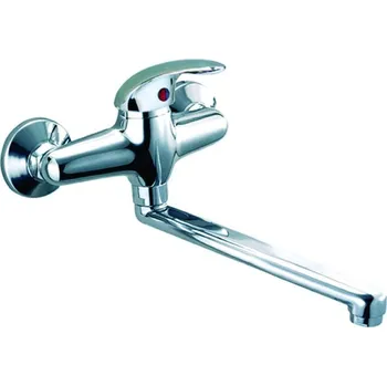 Vodovodní baterie Geos agt Nástěnná umyvadlová nebo dřezová baterie s ramínkem GB 7700 CR, rozteč 150 mm GB7700CR