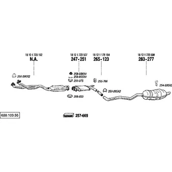 nosný (montážní) držák Bosal 254-335