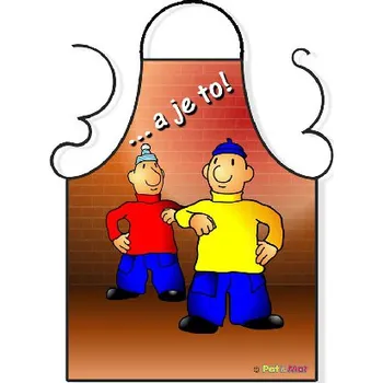 Kuchyňská zástěra Zástěra s potiskem - Pat a Mat