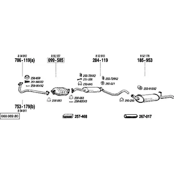 nosný (montážní) držák Bosal 251-006