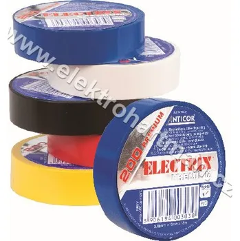 Izolační páska páska izolační 200 Electrix Premium 19mm x 18m bílá -18 - 105°C