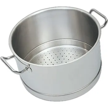 Parní hrnec Nerezový napařovací hrnec 32cm/20lt. (napařovací vložka, pařák)