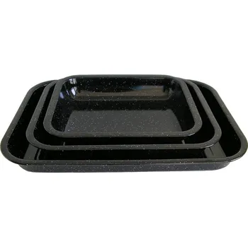 Nádoba na pečení Belis Smaltovaný pečící plech, rozměr 42 x 29 x 5 cm