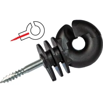 Ohradník Izolátor na ohradník kruhový s vrutem "HPX"