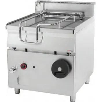 Pánev Smažící plynová pánev 80lt. RedFox BR 90/80 G/N (Sklopná pánev s nerezovým dnem)