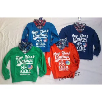 Chlapecká mikina Chlapecká mikina NY 8-16let Výprodej