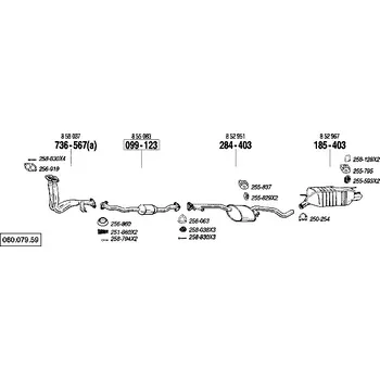 Autopojistky pojistka závěsné gumy Bosal 258-128