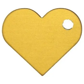 psí známka Pelisport Psí známka Srdíčko zlatá známka