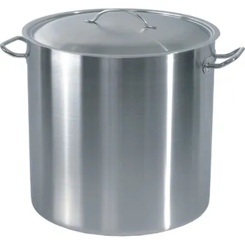 Hrnec Nerezový hrnec vysoký s poklicí 20cm - 5,3lt. (hrnec nerez s poklicí K1-2101/20)