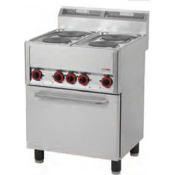 Sporák Elektrický sporák s troubou RedFox SPT 60 ELS (Elektrický sporák s horkovzdušnou troubou )